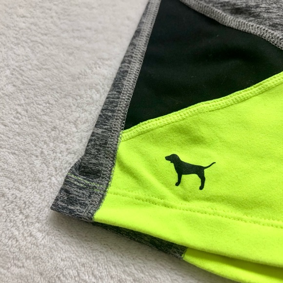 Victoria’s Secret PINK Gray and Yellow Capris - Picture 6 of 6